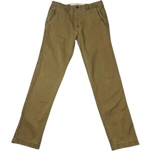 Abercrombie & Fitch Khaki Chino Pants Mens 30X32 Straight Preppy Casual Dadcore